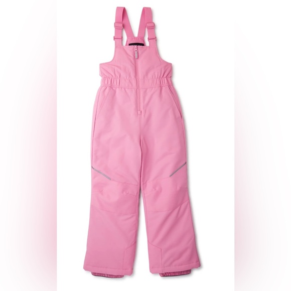 NWT Swisstek Girls XXL 18 pink snow bib overalls. - Picture 1 of 11